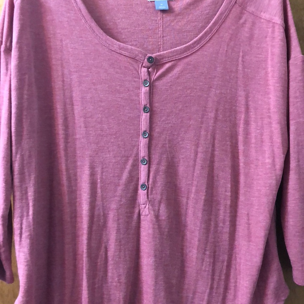 Half Button Top - Picture 3 of 4
